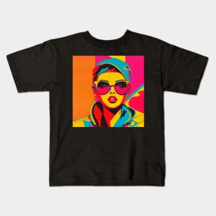 Pop Art Extravaganza - Colorful Prints that Pop Kids T-Shirt